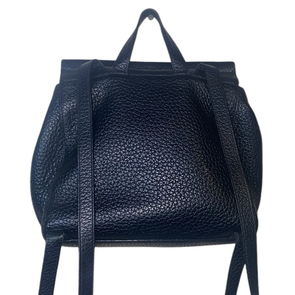 Kate Spade Black Leather Backpack - Picture 2 of 4